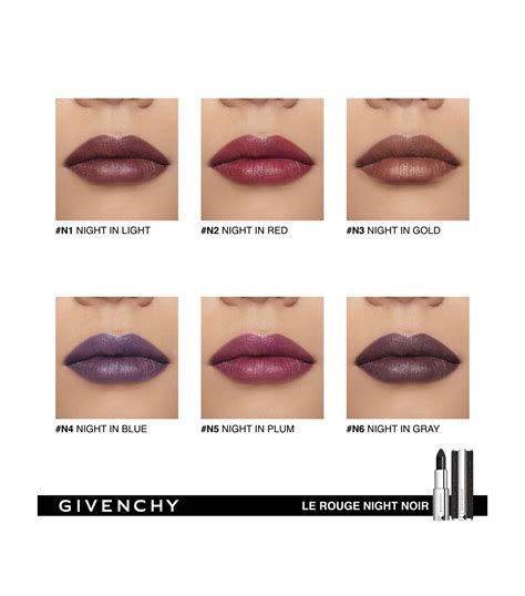 givenchy night in red lipstick|Givenchy color changing lipstick.